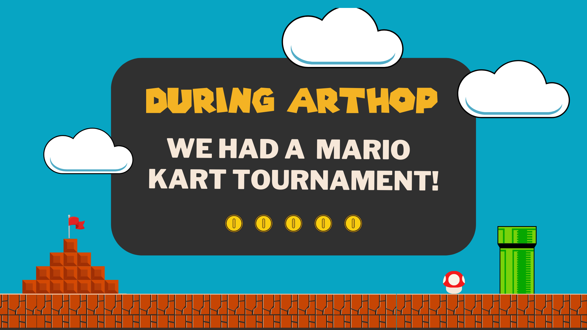 Rev your engines and race to Victory for our Mario Kart Tournament